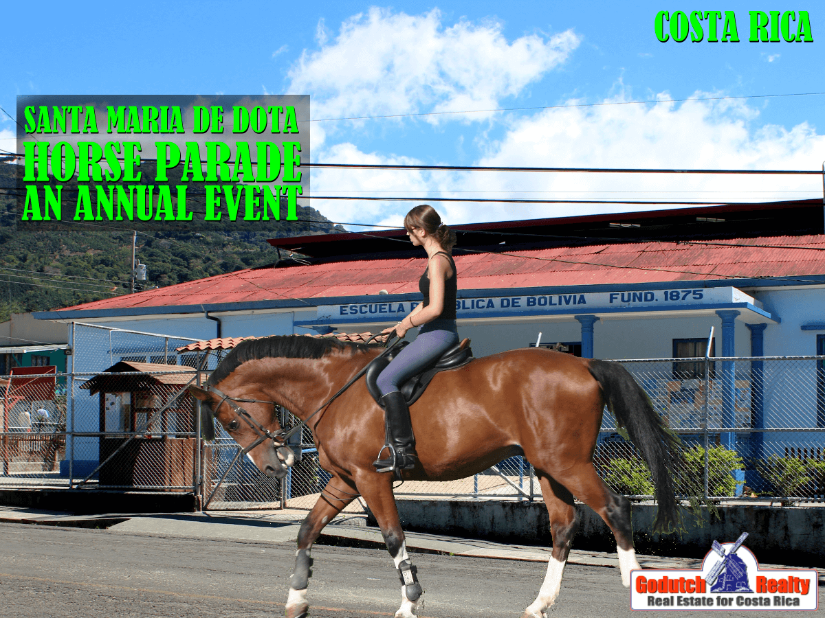 Horse Parade in Santa Maria de Dota