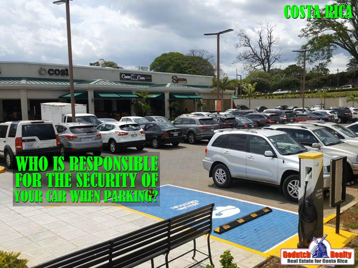 Who is responsible for the security of your car when parking it