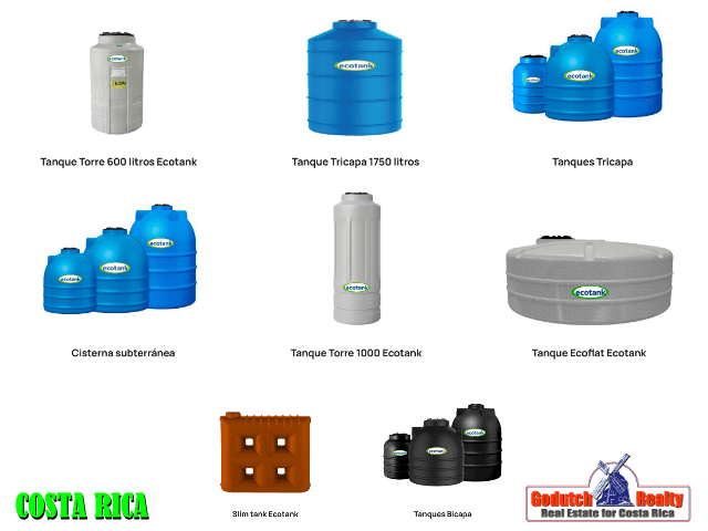 Check out all these options for an easy to install water backup tank Is there a severe water problem in Atenas?