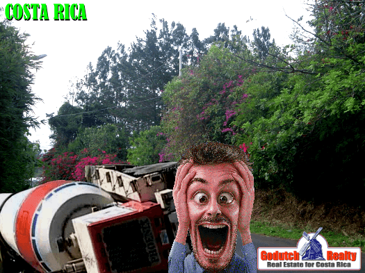 Land values usually appraise. So even if your construction value goes down, the property value might be higher than before Costa Rica property tax