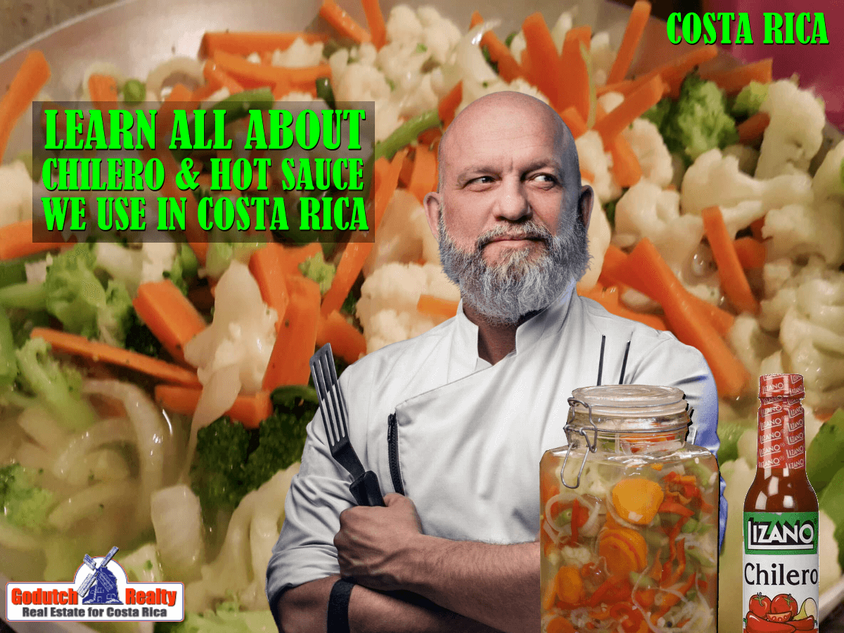 La chilera and the hot sauce in Costa Rica