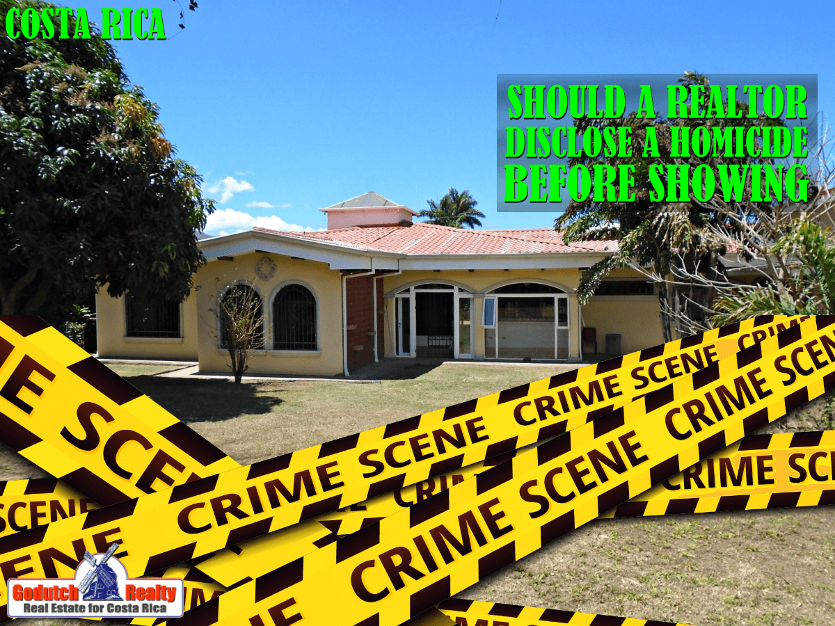 Should a Realtor Disclose a Homicide Before Showing?