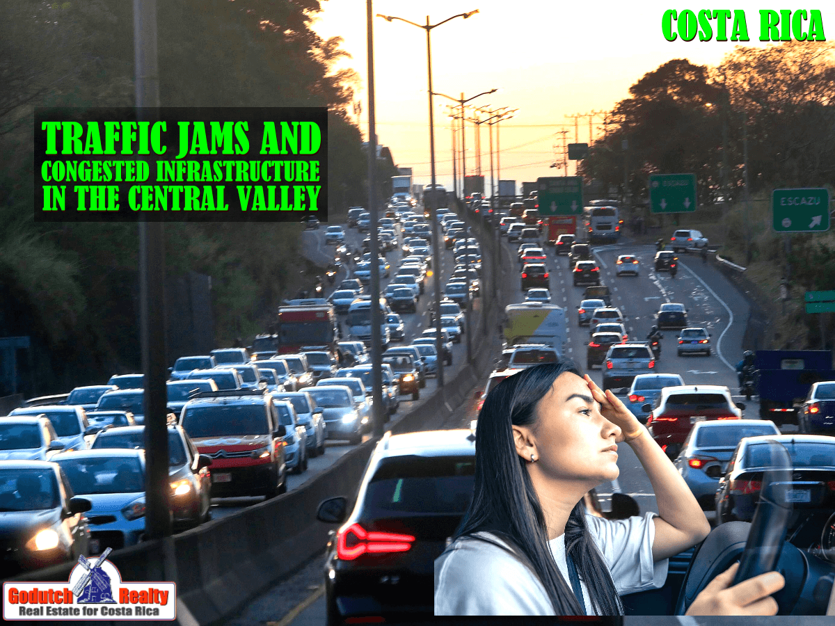 Traffic Jams and Congested Infrastructure in the Central Valley